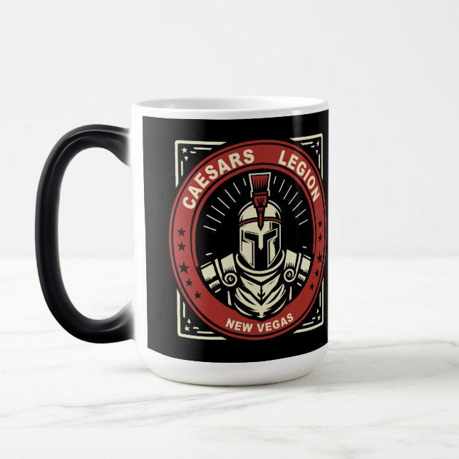 Caneca Mágica Fallout New Vegas Caesars Legion Coffee Mug (Esquerda)