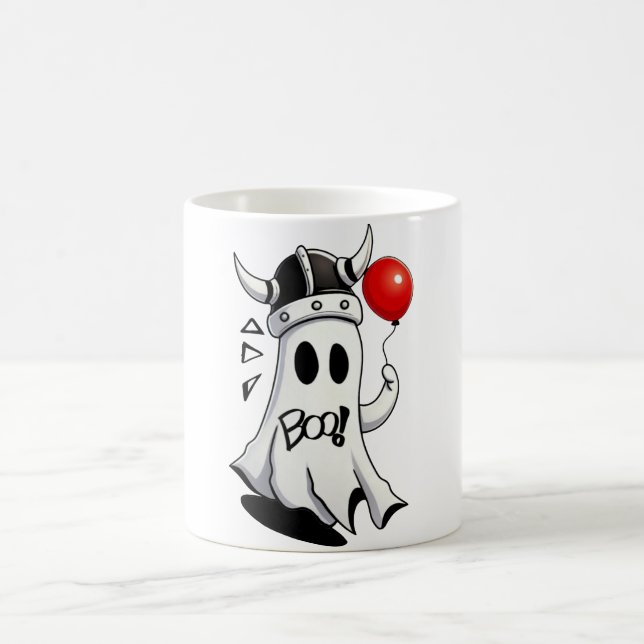 Caneca Mágica Fantasma fofo  (Centro)