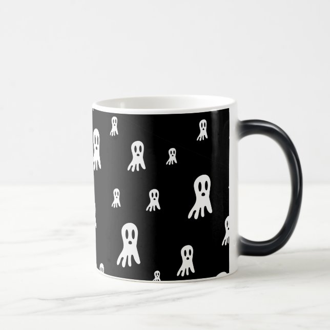 Caneca Mágica Fantasma Sombrio de Halloween  (Direita)