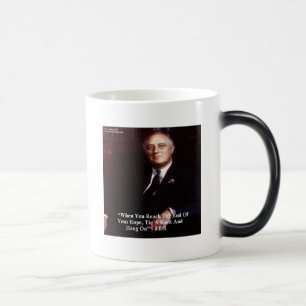 Caneca Mágica FDR & Segure na Corda Citação