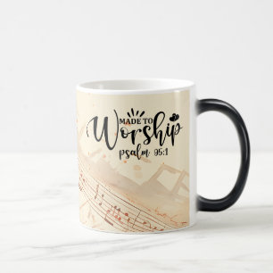 Caneca Mágica Feita com uma citação cristã inspiracional Culto