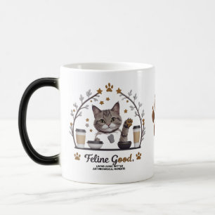 Caneca Mágica Feline Good Morphing Mug - Café Metogical Vibes