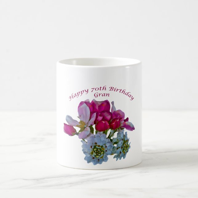 Caneca Mágica Feliz 70 anos Vovó (Centro)