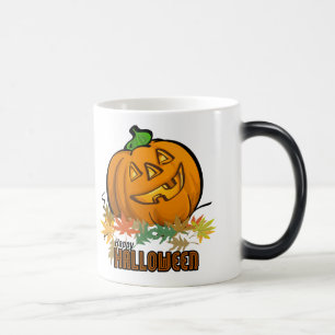 Caneca Mágica Feliz Halloween Pumpkin