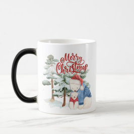 Caneca Mágica Feliz Natal Design de Férias Adoráveis