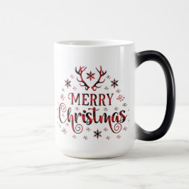 Caneca Mágica Feliz Natal Flocos de Neve, Feliz ano novo