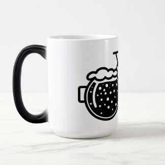 Caneca Mágica Fiets met bierglas. Flesopener icoon