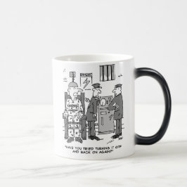 Caneca Mágica Fila de Morte - Carro com Cadeira Elétrica defeitu