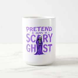 Caneca Mágica Fingir que sou um fantasma assustador - Dia de as 
