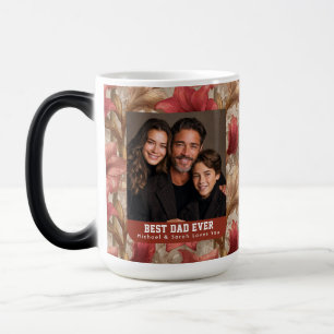 Caneca Mágica Flor de Amarilis Dia do Pai e da Filha