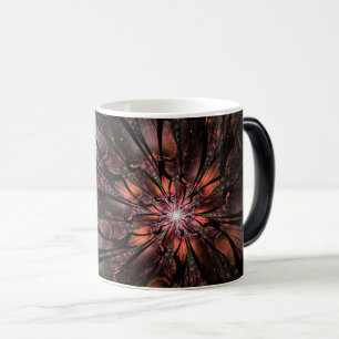 Caneca Mágica Flor de fantasia fractal macia e tenra