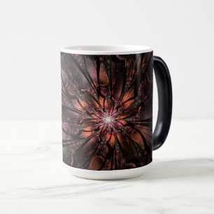 Caneca Mágica Flor de fantasia fractal macia e tenra