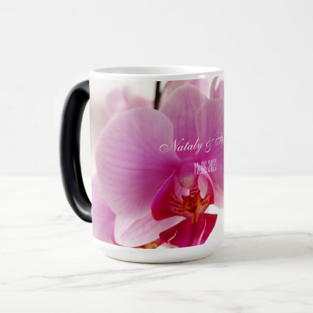 Caneca Mágica Flor de orquídea (Frente Esquerda)