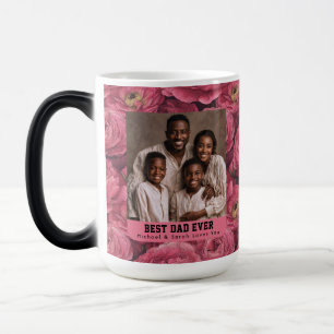 Caneca Mágica Flor de Ranunculus Botânica Feliz Dia dos Pais 