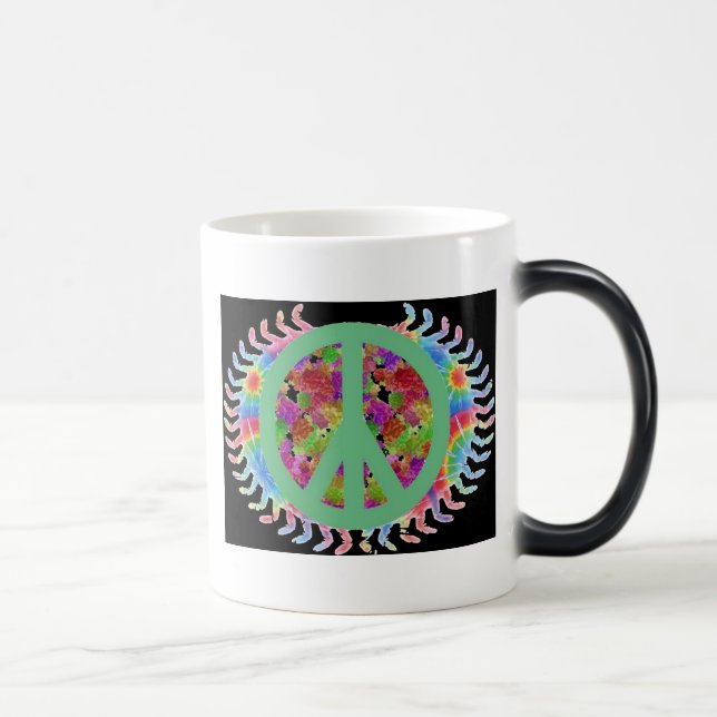 Caneca Mágica Flor - Sinal de Paz Morphing Mug (Direita)