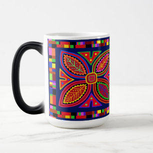 Caneca Mágica Flora Mola Indiana Kuna