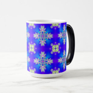 Caneca Mágica Flores de Artdeco no Estilo Retroativo