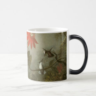 Caneca Mágica Flores de Paixão e Aves Humanos