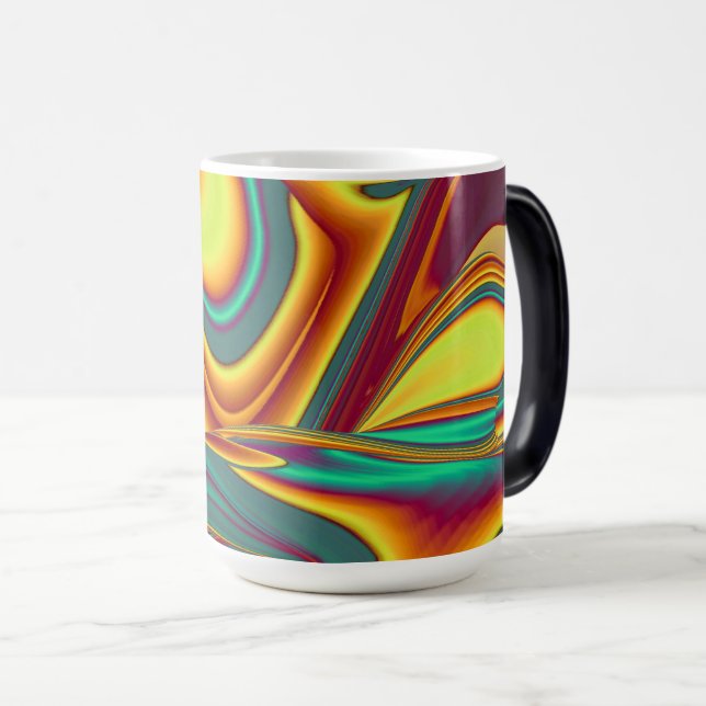 Caneca Mágica Flores Mágicas de Primavera Verão Outono (Frente Esquerda)