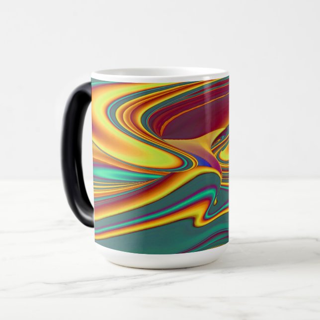 Caneca Mágica Flores Mágicas de Primavera Verão Outono (Frente Esquerda)