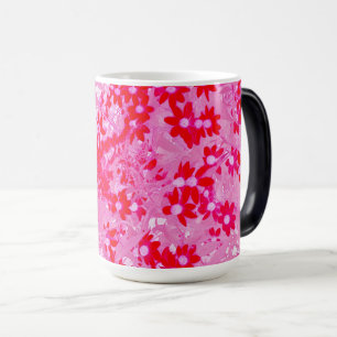 Caneca Mágica Flores Vermelhas bonito