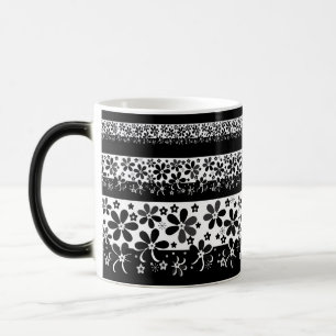 Caneca Mágica Florim preto e branco