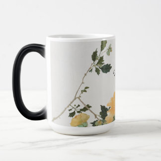 Caneca Mágica Flower and Bee Nature Art Design 