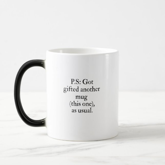Caneca Mágica Foi Dotada Outra Frase Sassy De Mug (Esquerda)