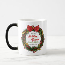 Fora de Natal Elegante Personalizar Mug