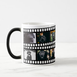 Caneca Mágica Foto Collage Film Strip Personalizada DIY Personal