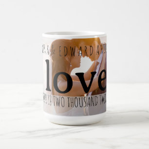 Caneca Mágica Foto de amor romântico Casamentos de mug