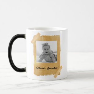 Caneca Mágica Foto personalizada do rosto do bebê para o nascime