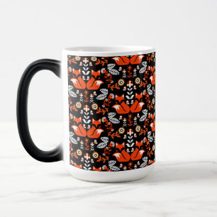 Caneca Mágica Fox Nórdica Scandinávia FolArt