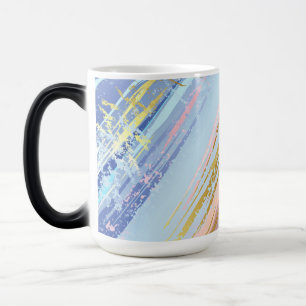 Caneca Mágica Fundo Rosa Texturizado
