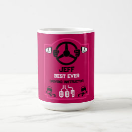 Caneca Mágica Funny Driving Instructor Gift