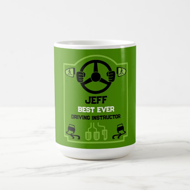Caneca Mágica Funny Driving Instructor Gift (Center)