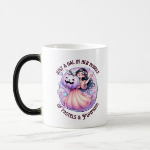 Caneca Mágica Gal em sua bolha de Pastéis e Pumpkins