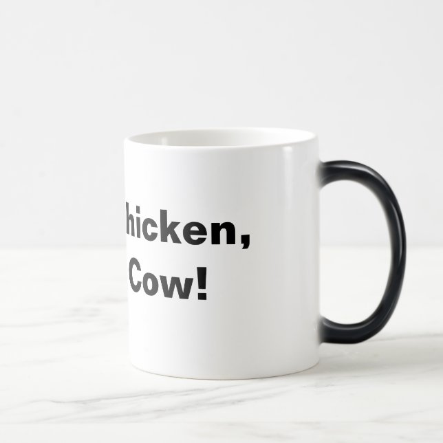 Caneca Mágica Galinha de Brown, vaca de Brown! (Direita)