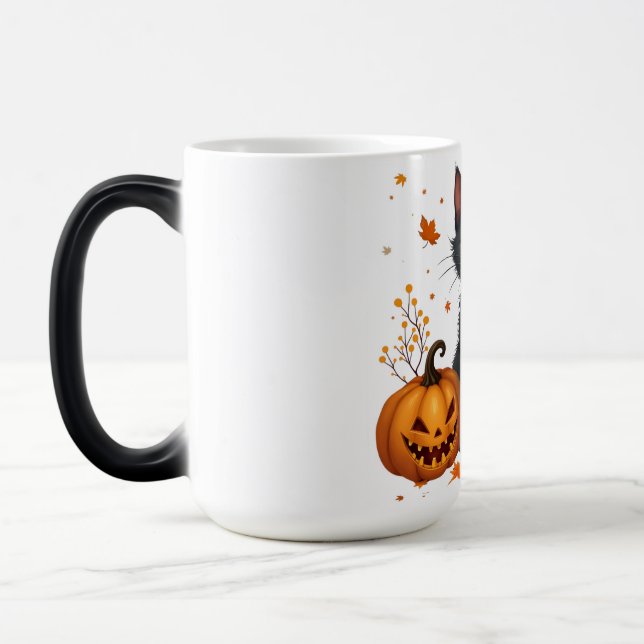 Caneca Mágica gato abóbora (Esquerda)