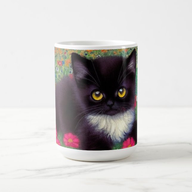 Caneca Mágica Gato de Smoking de Gustav Klimt (Center)