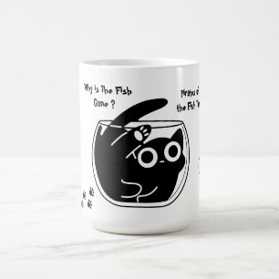 Caneca Mágica Gato Fofo,Gato Engraçado, Roteiro Engraçado, Moder