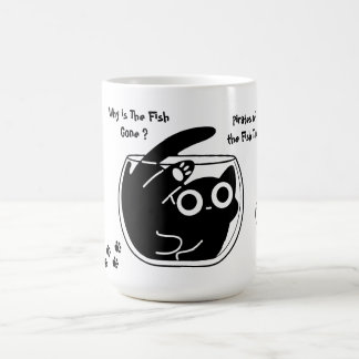 Caneca Mágica Gato Fofo,Gato Engraçado, Roteiro Engraçado, Moder