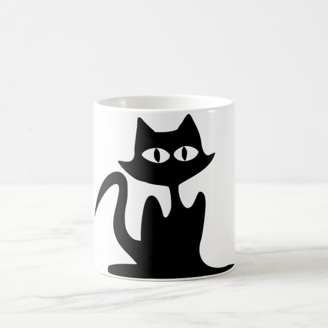 CANECA MÁGICA GATO PRETO (Centro)