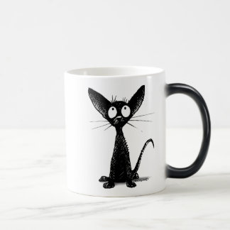 Caneca Mágica Gato preto pequeno