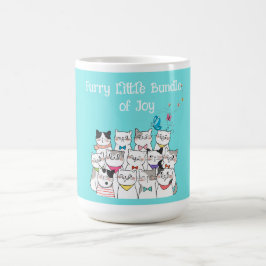 Caneca Mágica Gatos Fofos, Pequeno Feixe de Alegria Fofo