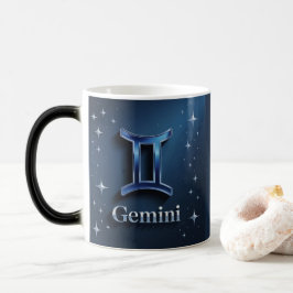 Caneca Mágica Gemini Zodiac Sign Glyph Morphing Mug