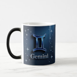 Caneca Mágica Gemini Zodiac Sign Glyph Morphing Mug