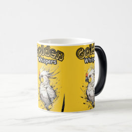 Caneca Mágica Gentil Beleza | Cockatiel branco e amarelo