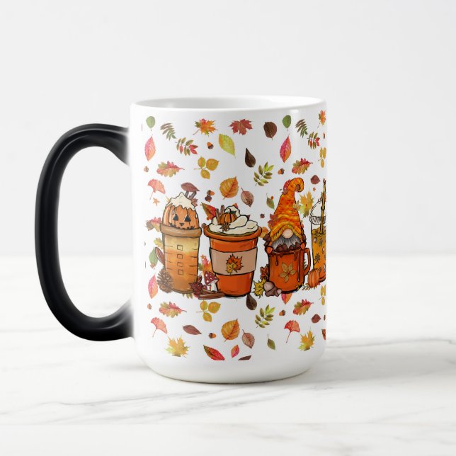 Caneca Mágica Gnomo Whimsical Pumkin Latino (Esquerda)