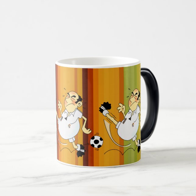 Caneca Mágica Goal Getter: Esportes de Jogadores de Futebol (Frente Esquerda)